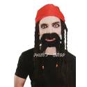 紅頭巾海盜髮+長毛鬍