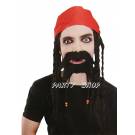 紅頭巾海盜髮+長毛鬍