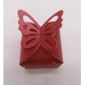 珠光蝴蝶紙盒-紅