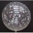 12"整球印刷氣球(小花)
