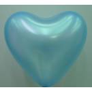 心型珍珠氣球(淺藍)