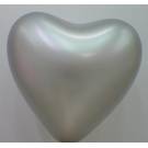 心型珍珠氣球(銀色)