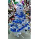 三呎白色聖誕樹-藍色系