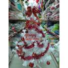 三呎白色聖誕樹-紅色系
