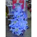 四呎白色裝聖誕樹-藍色系