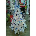 四呎白色裝飾聖誕樹-藍色系