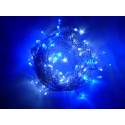 LED直線聖誕燈-透明線藍白光