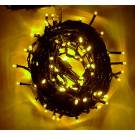 LED直線聖誕燈-黑線黃光