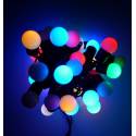LED直線圓球聖誕燈-七彩(快閃)