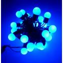 LED直線圓球聖誕燈-藍光